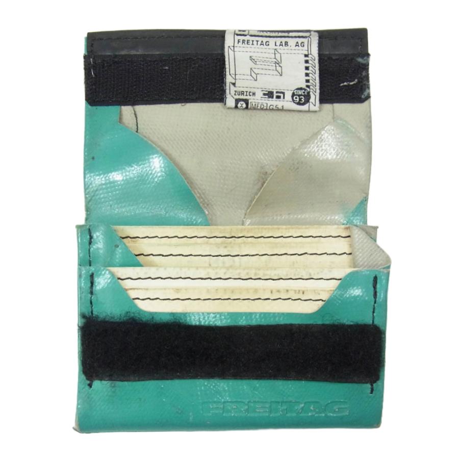 FREITAG フライターグ E.T コインケース グリーン系【中古 FREITAG フライターグ E.T コインケース グリーン系【中古