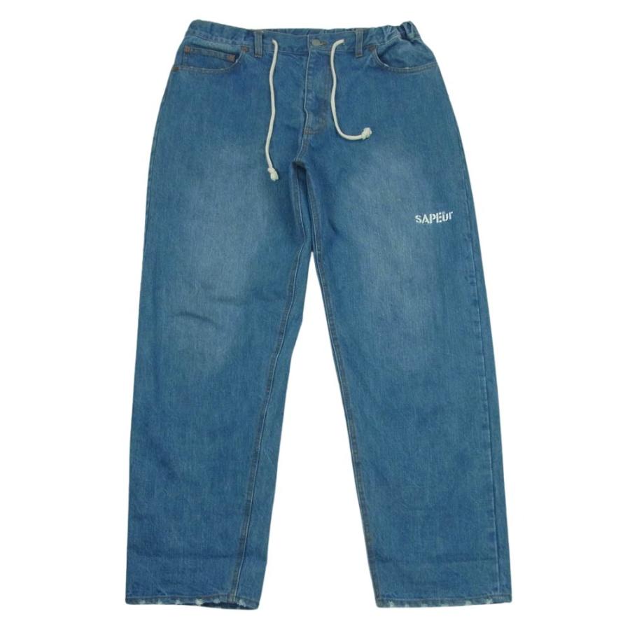 SAPEUR サプール ARIGATO SKATE PANTS ダメージ加工 イージー デニム  