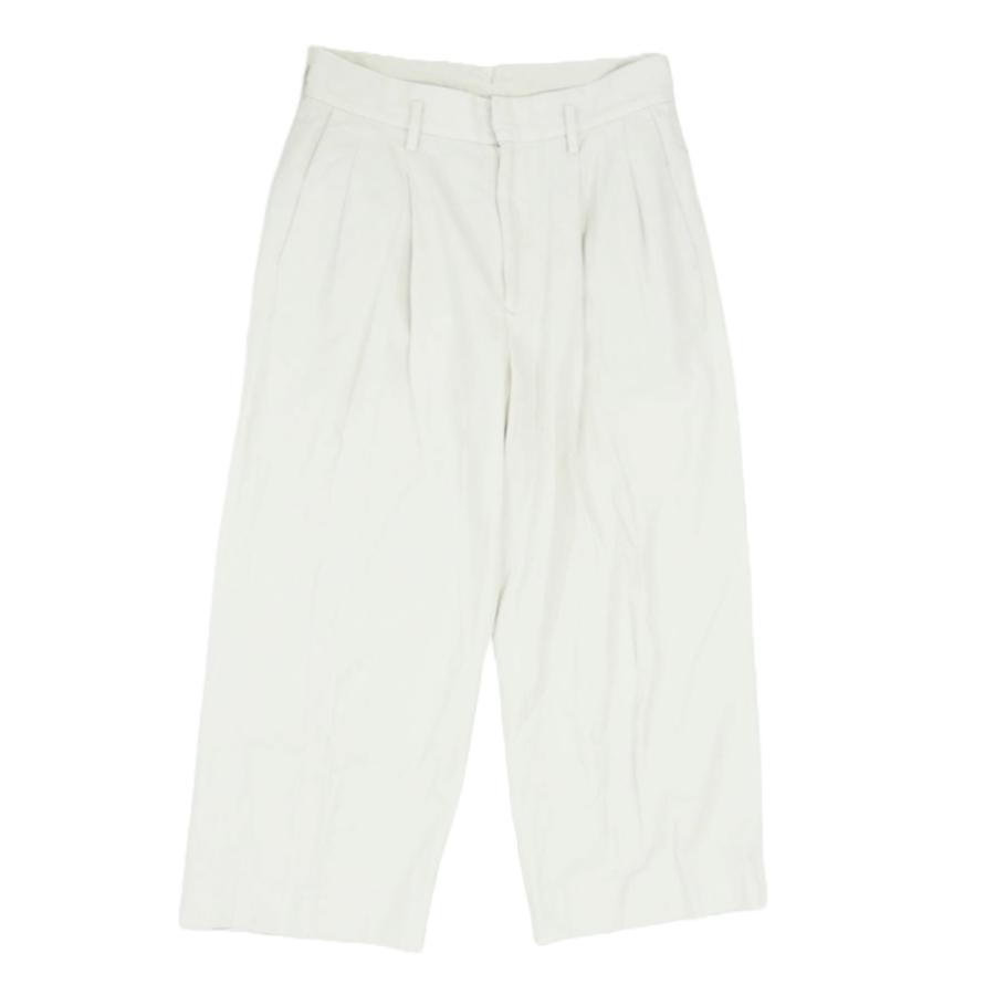 スラックス uru 20ss COTTON GABARDINE 2 TUCK PANTS ウル URU 20SS 20SCG08 COTTON GABARDINE 2TUCK PANTS コットン ギャバ