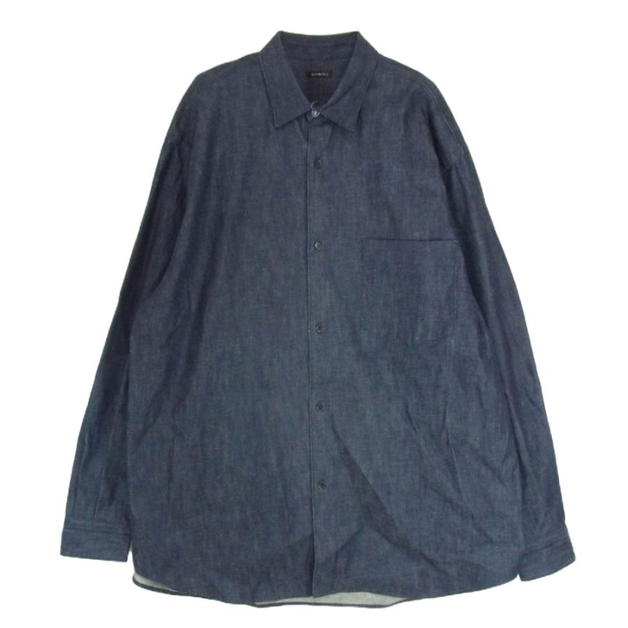 COMOLI コモリ 22AW W03-02004 インディゴ デニム 長袖シャツ COMOLI コモリ 22AW W03-02004 インディゴ デニム 長袖シャツ