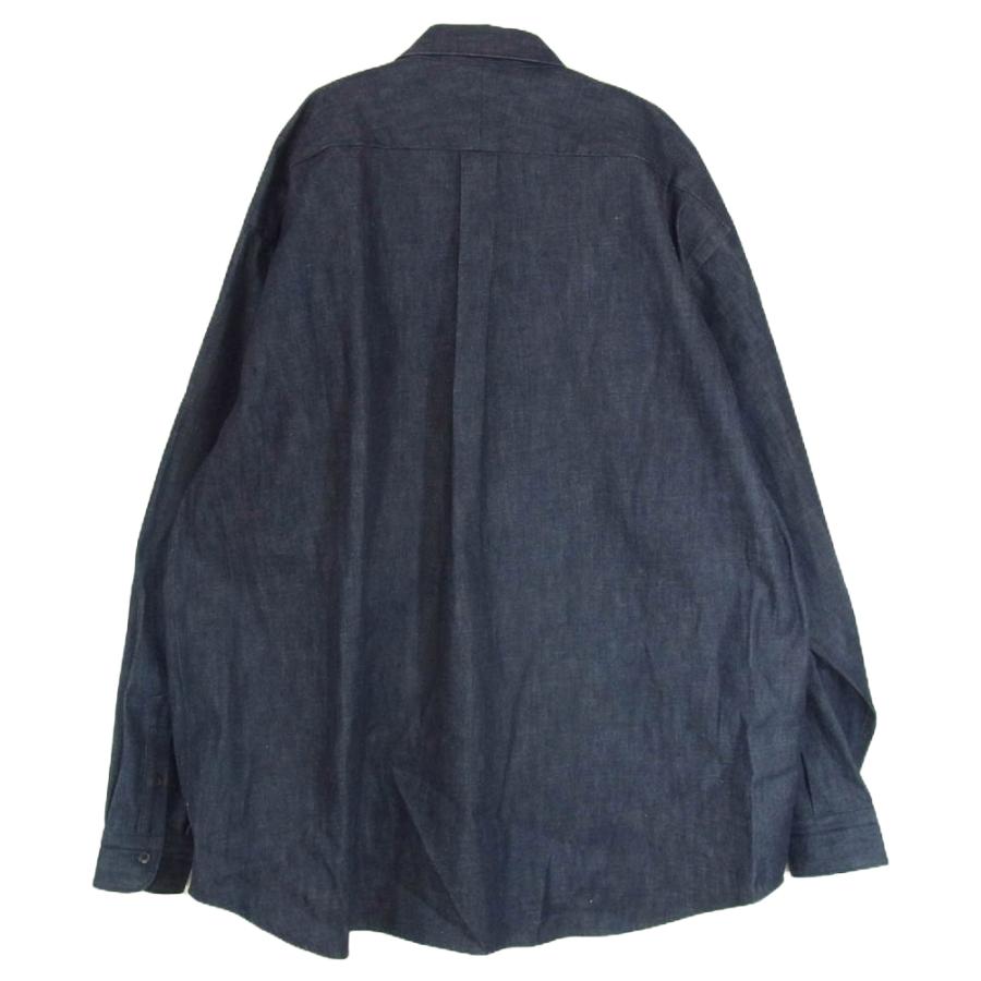 COMOLI コモリ 22AW W03-02004 インディゴ デニム 長袖シャツ COMOLI コモリ 22AW W03-02004 インディゴ デニム 長袖シャツ