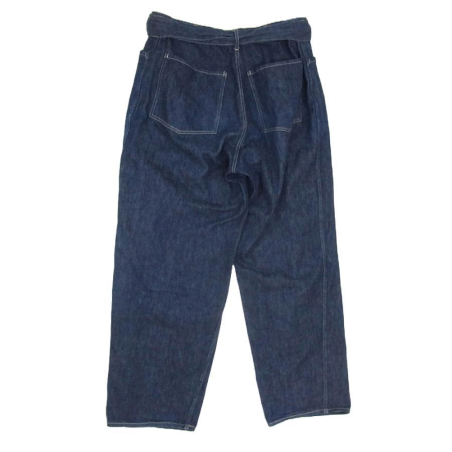 COMOLI コモリ 22SS V01-03001 ベルテッド デニムパンツ COMOLI コモリ 22SS V01-03001 ベルテッド デニムパンツ