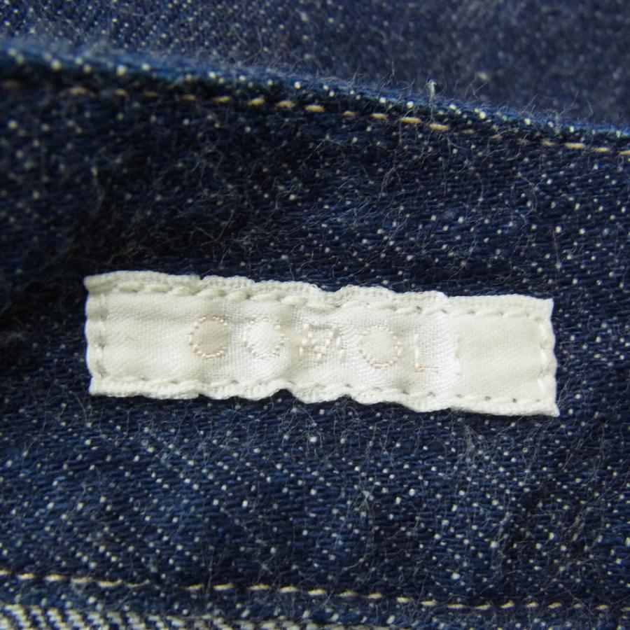 COMOLI コモリ 22SS V01-03001 ベルテッド デニムパンツ COMOLI コモリ 22SS V01-03001 ベルテッド デニムパンツ