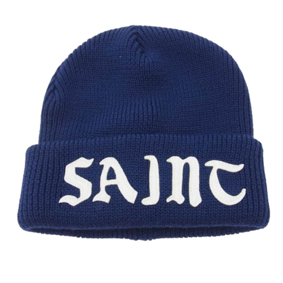 SAINT MICHAEL セントマイケル SM-YS1-0000-083 KNIT CAP / ロゴ