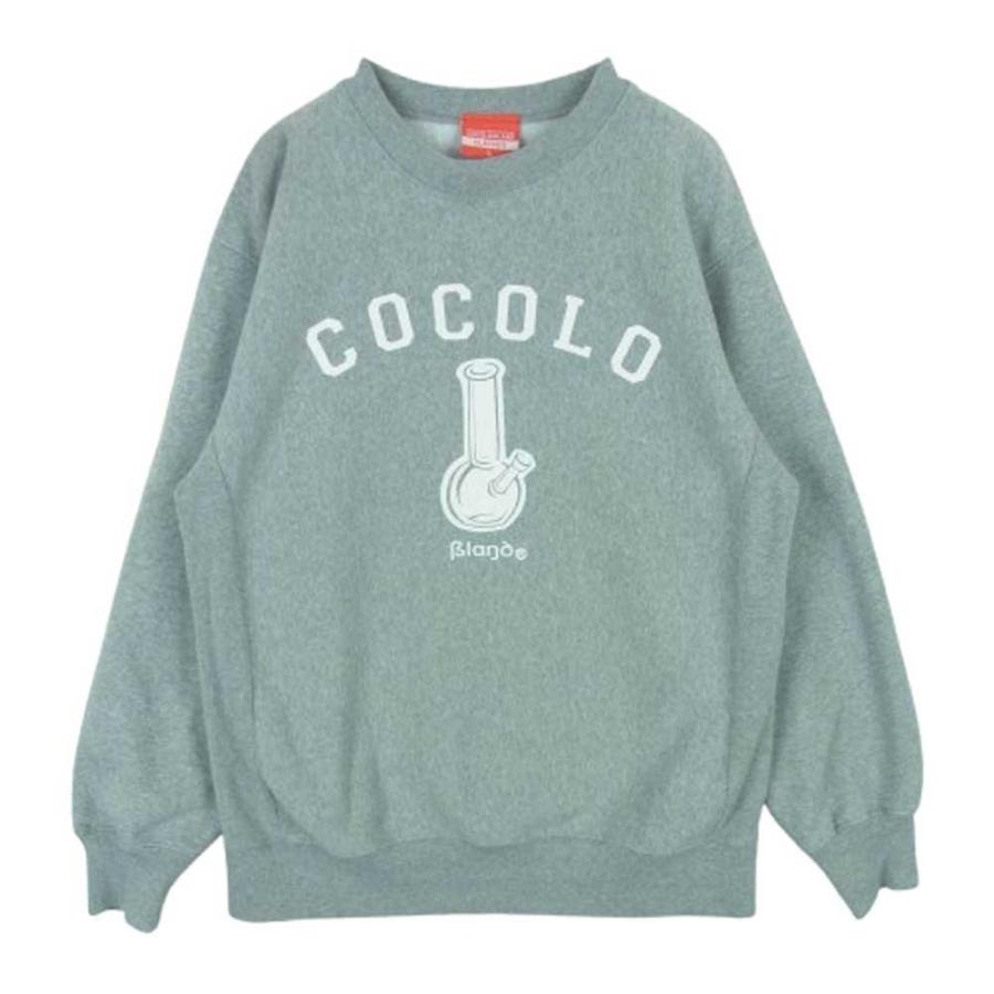 ココロブランド COCOLO BLAND ロゴ プリント スウェット