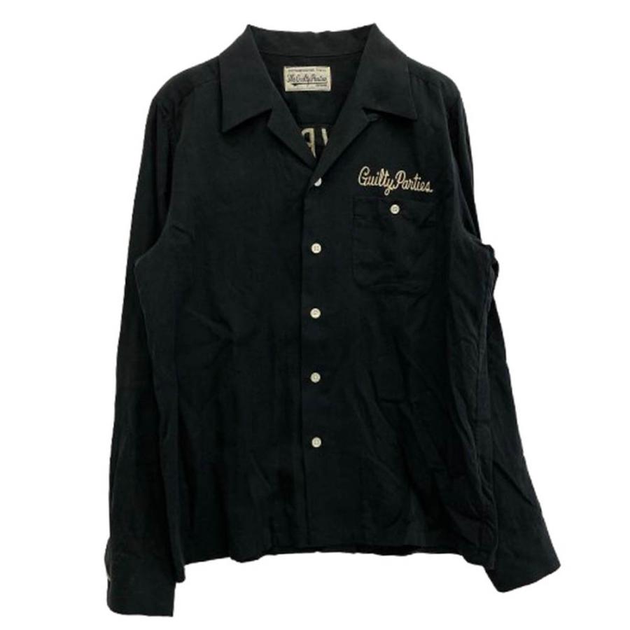 WACKO MARIA ブラック長袖シャツ