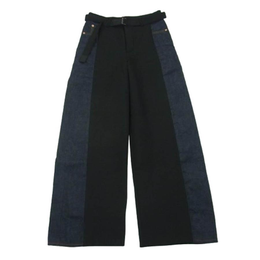 sacai（サカイ） 25SS 25-07826 Suiting Denim Pants BLACK INDIGO  