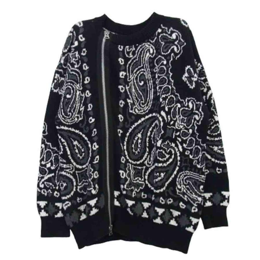 sacai サカイ 22SS Bandana Knit Blouson セーター