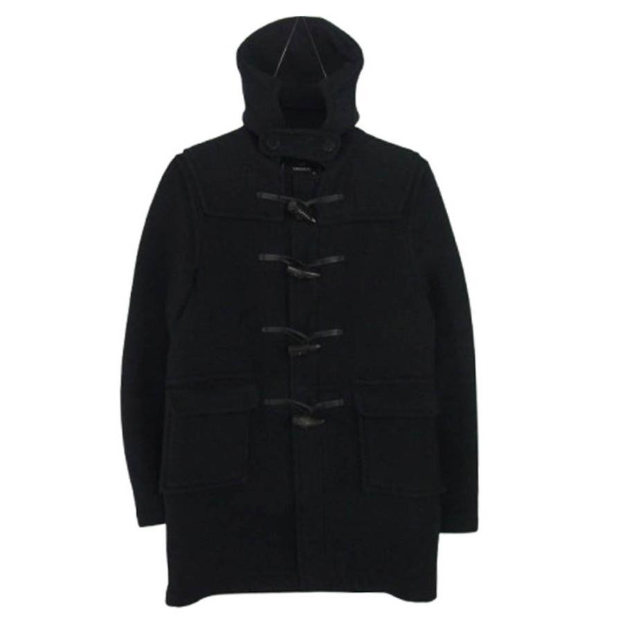 Gloverall ブラック ダッフルコート GB 38 Gloverall グローバーオール ダッフル コート ブラック系【中古