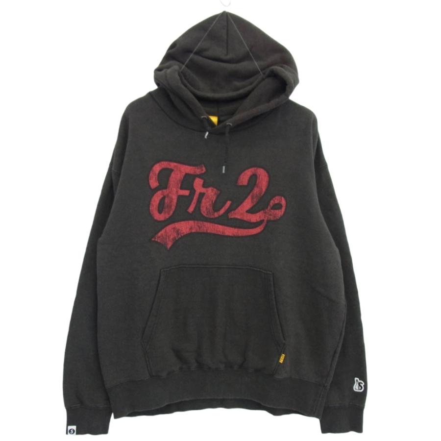 SAPEUR サプール 22AW FRC2218 × FR2 エフアールツー Smoking kills ロッドマン グラフィック プルオーバーパーカー ダークグレー系 M【美品】【中古】 SAPEUR サプール 22AW FRC2218 × FR2 エフアールツー Smoking kills