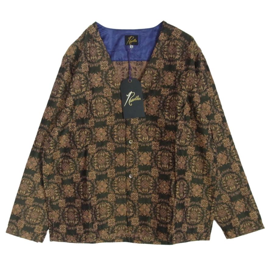 Needles（ニードルス） NS205 V Neck Shirt R PE W Botanical Jq