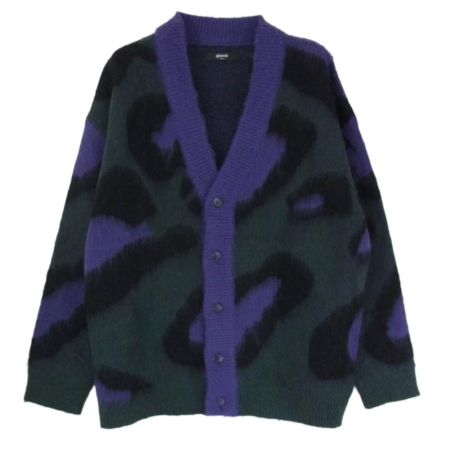 glamb（グラム） GB0323/KNT06 Big Leopard Cardigan ビッグレオパード 