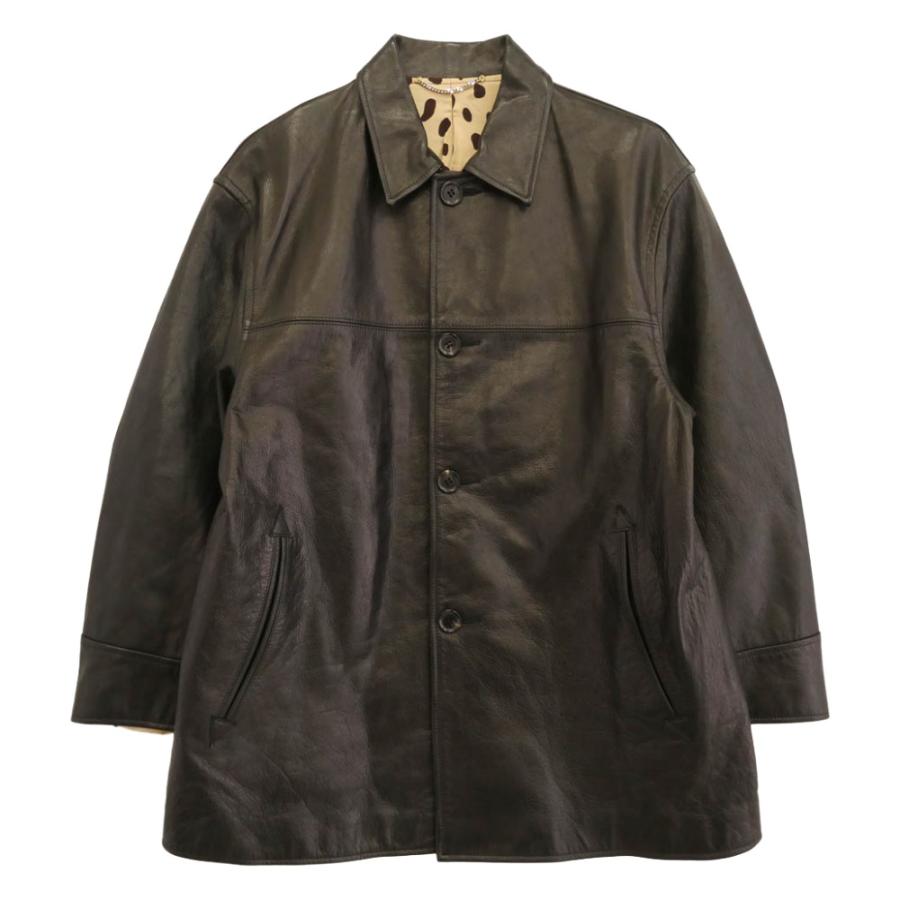 WACKO MARIA（ワコマリア） 24ss LEATHER CAR COAT TYPE-2 裏地