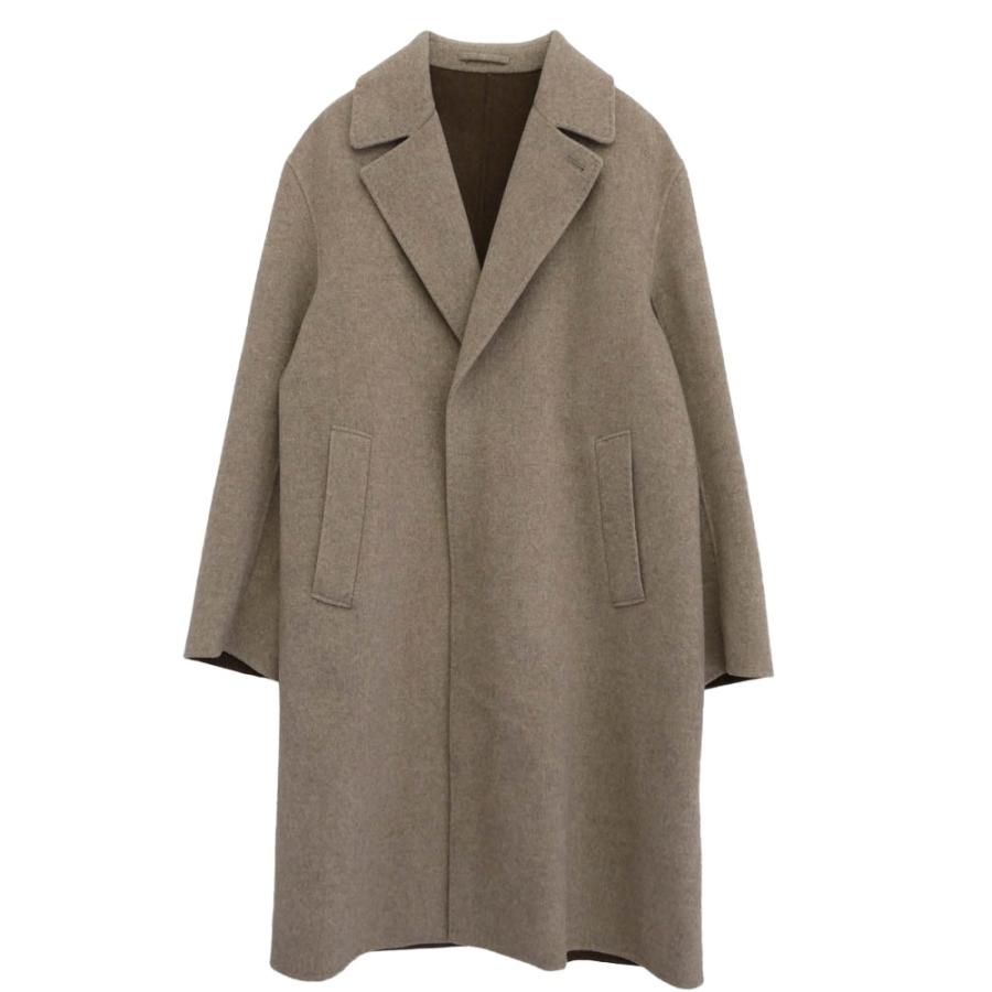 DESIGNWORKS デザインワークス 3470000000 ウールダブルフェイス バルカラーコート ベージュ系 48【美品】【中古】 DESIGNWORKS（デザインワークス） 3470000000 ウールダブルフェイス