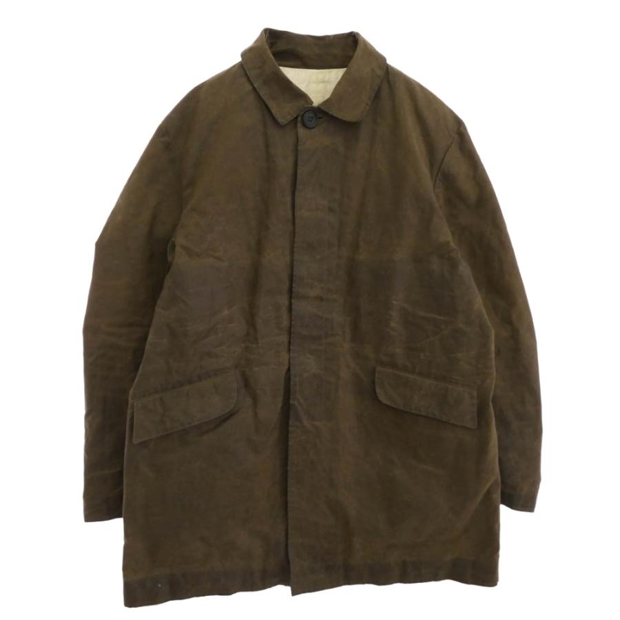 Paul Harnden ポールハーデン 英国製 Wax Mac Coat ワックスコットン