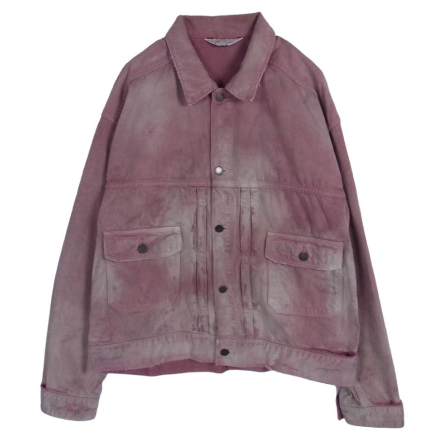 ANCELLM アンセルム 23AW ANC-JK24-A DAMEGE DENIM JACKET type-2