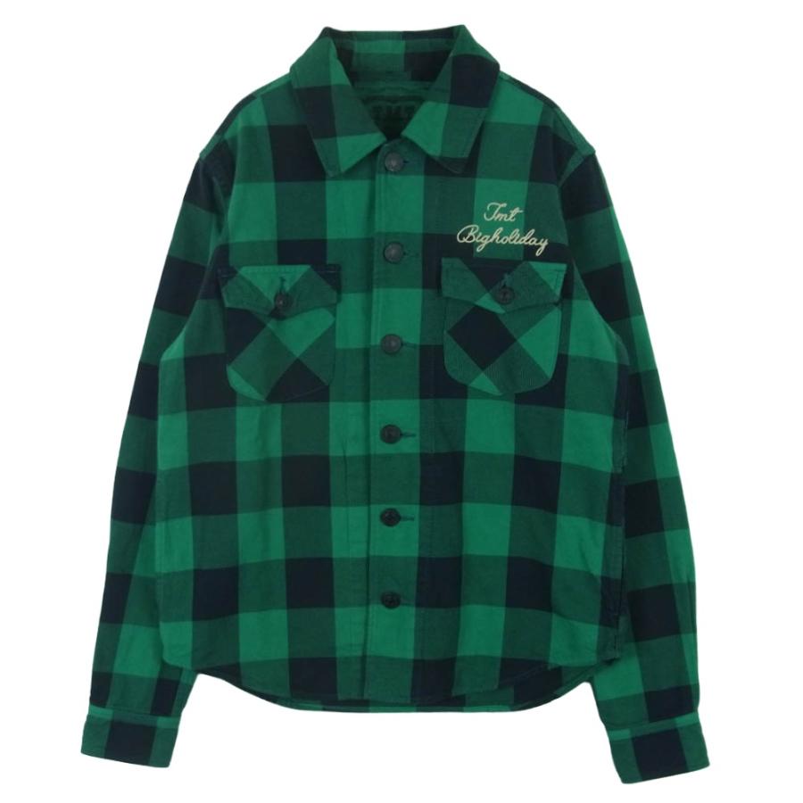 TMT ティーエムティー PIECE DYED BUFFALO CHECK SHIRTS バッファロー