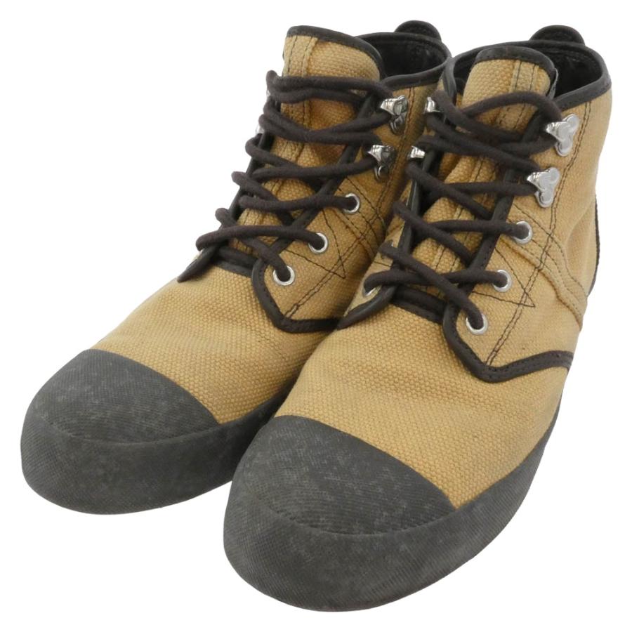 VISVIM ビズビム ハイカット キャンバス スニーカー ベージュ系 US10