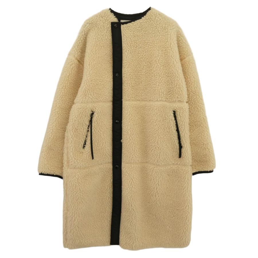 HYKE ハイク FAUX SHEARINGCOAT / ボアロングコート1 HYKE ハイク FAUX SHEARLING COAT ボア フリース ロング コート