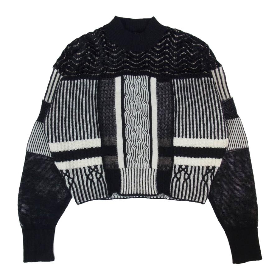 マメクロゴウチ mame kurogouchi 18AW MM18AW-KN024 Plating Mole Knit