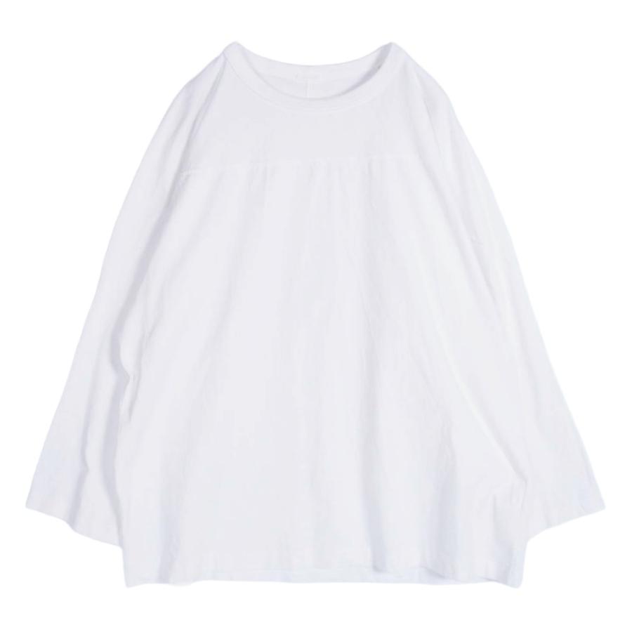COMOLI コモリ 21AW U03-05001 フットボール Tシャツ ホワイト系 3