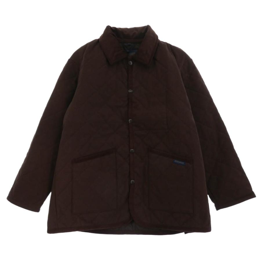 SOPHNET. ソフネット SPNT-252096 LAVENHAM OVERSIZED DENHAM ラベンハム オーバーサイズ キルティング ジャケット ブラウン系 1【極上美品】【中古】 SOPHNET.（ソフネット） SPNT-252096 LAVENHAM OVERSIZED DENHAM