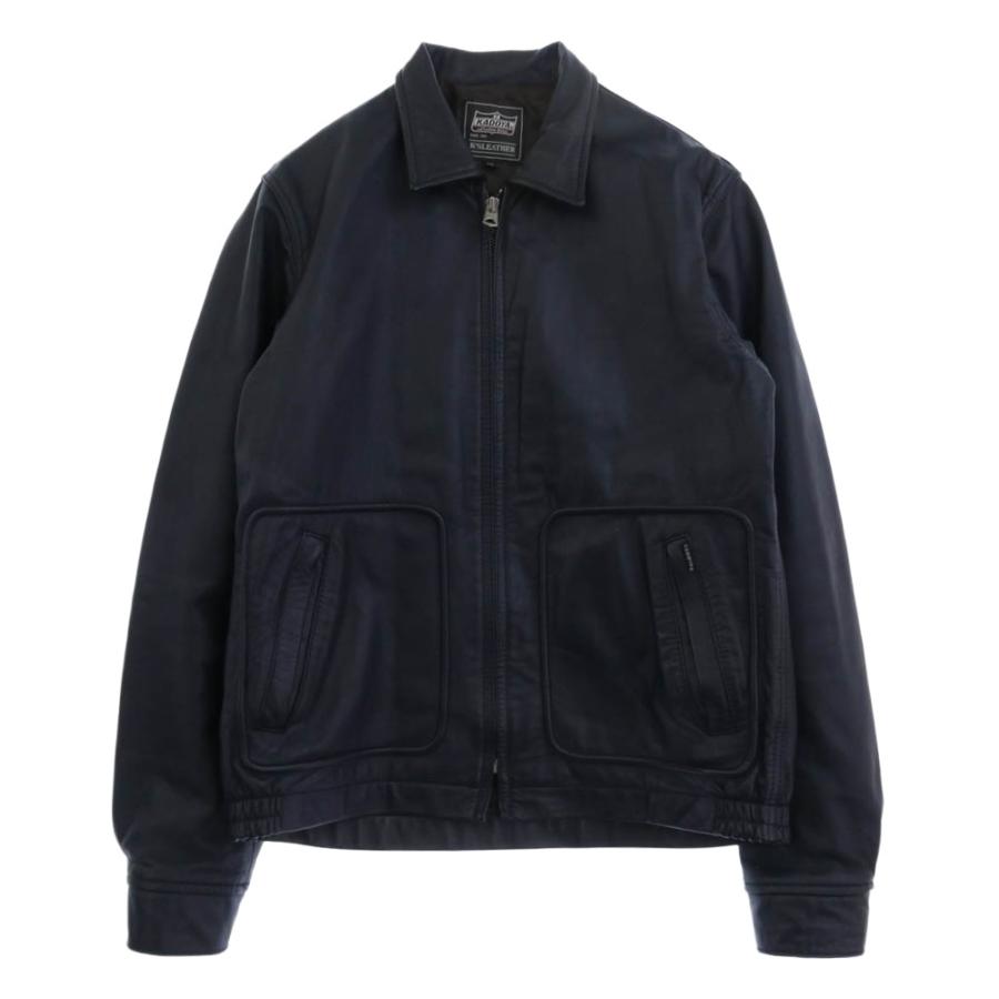 KADOYA×ハーレーダビットソン　リバシーブル　レザー　デニム　ジャケットXL KADOYA×ハーレーダビットソン リバシーブル レザー デニム ジャケット
