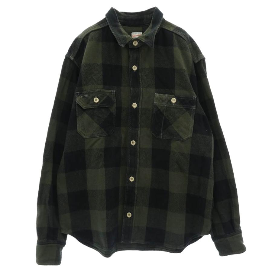 MOMOTARO JEANS 桃太郎ジーンズ ヘリンボーン チェック ネルシャツ
