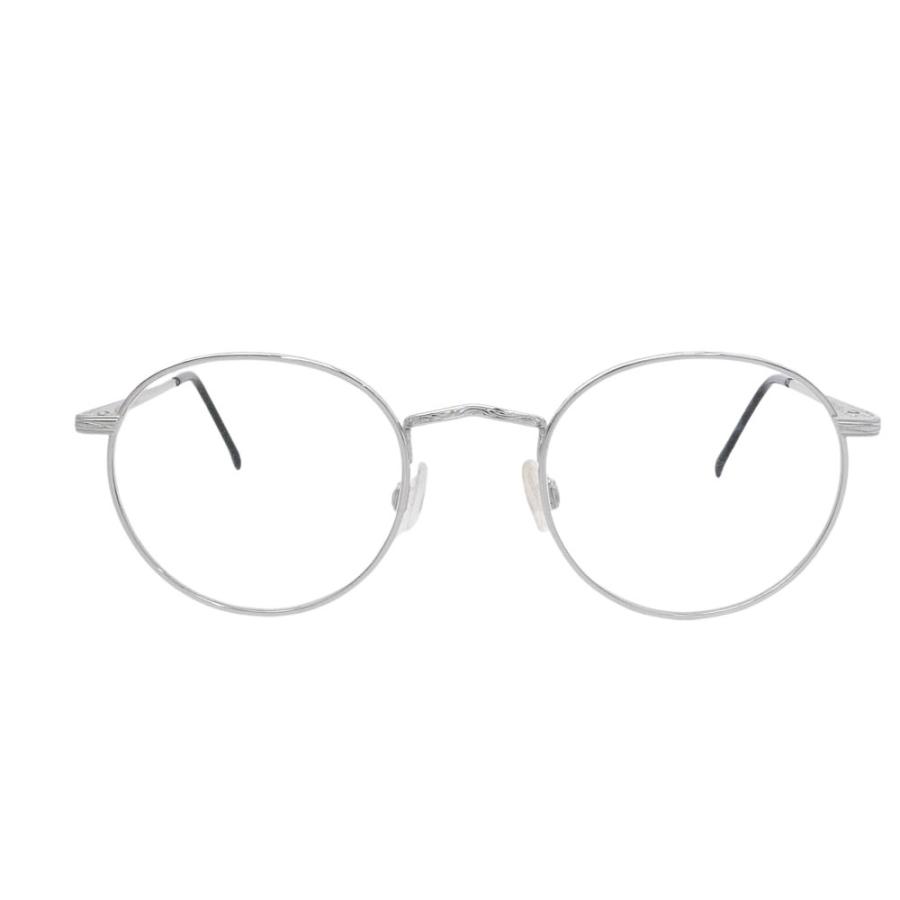MOSCOT モスコット DOV 48-21-145 ラウンドメタルフレーム 眼鏡 メガネ アイウェア フレーム：シルバー系 48-21-145【美品】【中古】 MOSCOT モスコット DOV 48-21-145 ラウンドメタルフレーム 眼鏡 メガネ