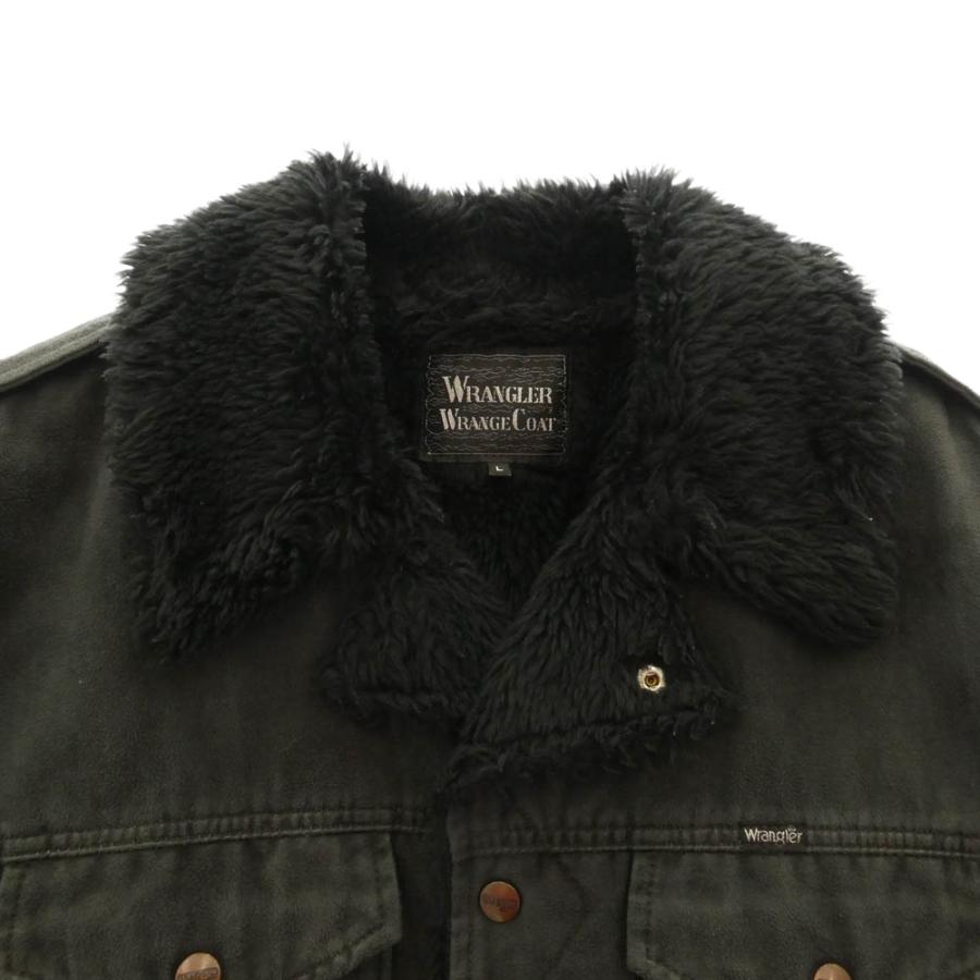Wrangler ラングラー W9561 WRANGE COAT ボア ランチ コート グレー系 L【中古】 Wrangler（ラングラー） W9561 WRANGE COAT ボア ランチ コート グレー