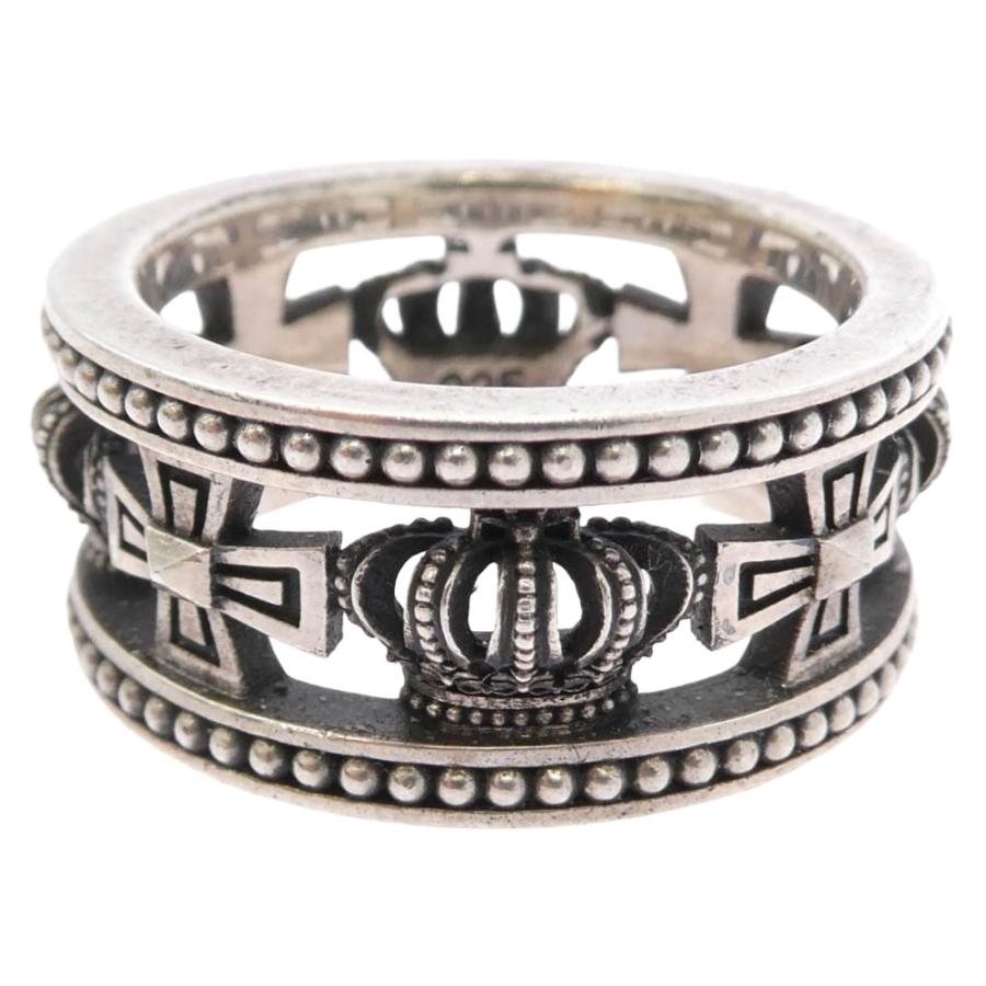 美品!ジャスティンデイビス SRJ175 クロスクラウンリング JUSTIN DAVIS（ジャスティンデイビス） SRJ175 MEDIEVAL WEDDING BAND