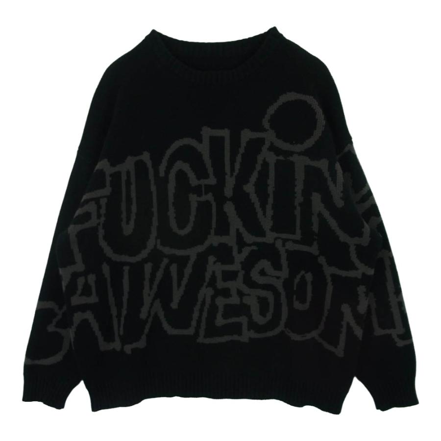 ファッキンオーサム FUCKING AWESOME ロゴ クルーネック ニット
