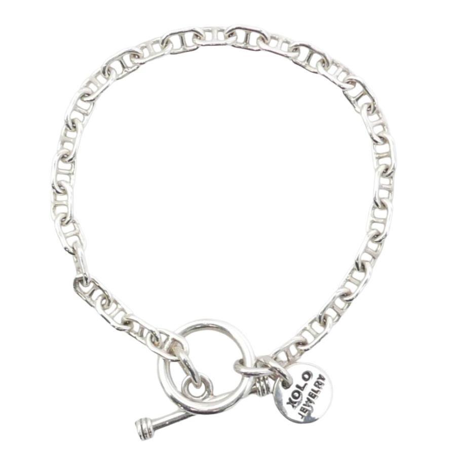 ショロジュエリー XOLO JEWELRY XOB107-19 Solid Anchor Link Bracelet 