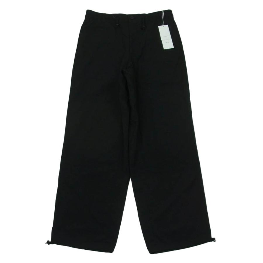 ATON エイトン PR.AG.GM.0109 HIGH TWIST NYLON UTILITY PANTS ナイロン ユーティリティ パンツ ブラック系 005 48 06【中古】 ATON エイトン PR.AG.GM.0109 HIGH TWIST NYLON UTILITY PANTS
