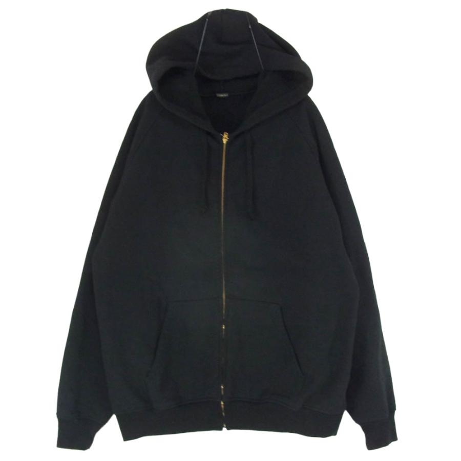 COMOLI コモリ 25AW C03-05001 コットン裏毛 ジップ フーディ パーカー