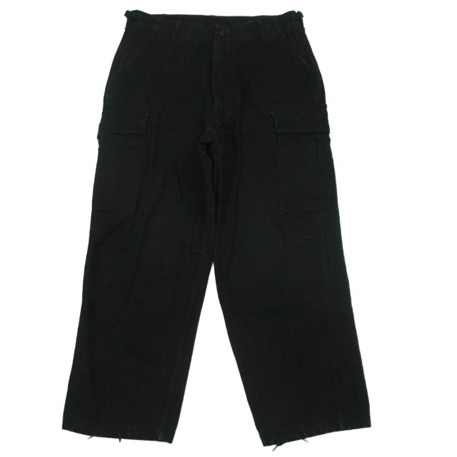COMOLI コモリ 23SS X01-03012 BLACK DENIM B.D.U PANTS ブラック