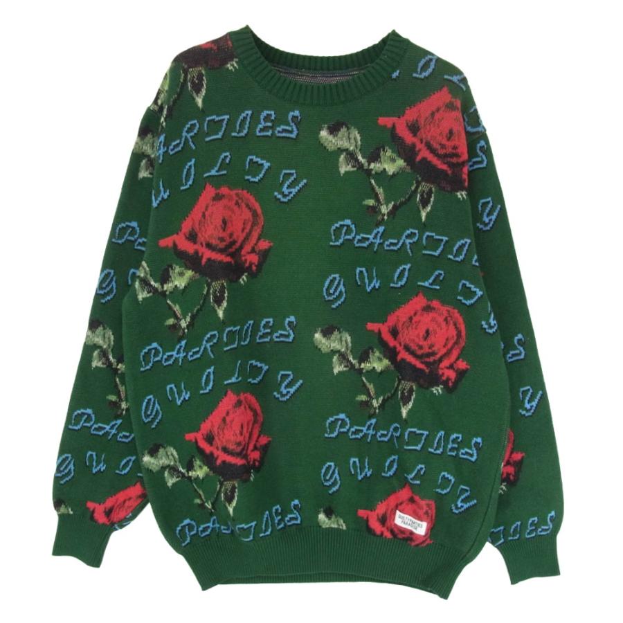 WACKO MARIA（ワコマリア） ROSE JACQUARD SWEATER ローズ ジャカード 