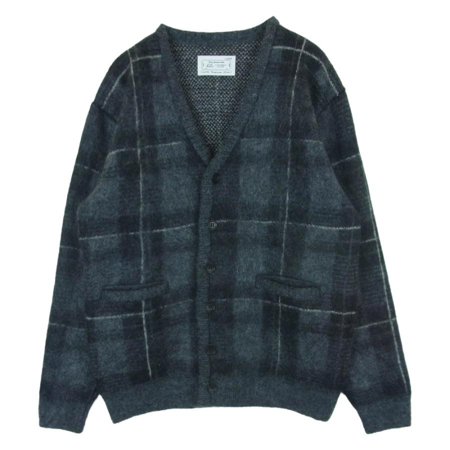 ラフ RAFU Mohair Cardigan モヘア モヘヤ カーディガン 日本製 グレー