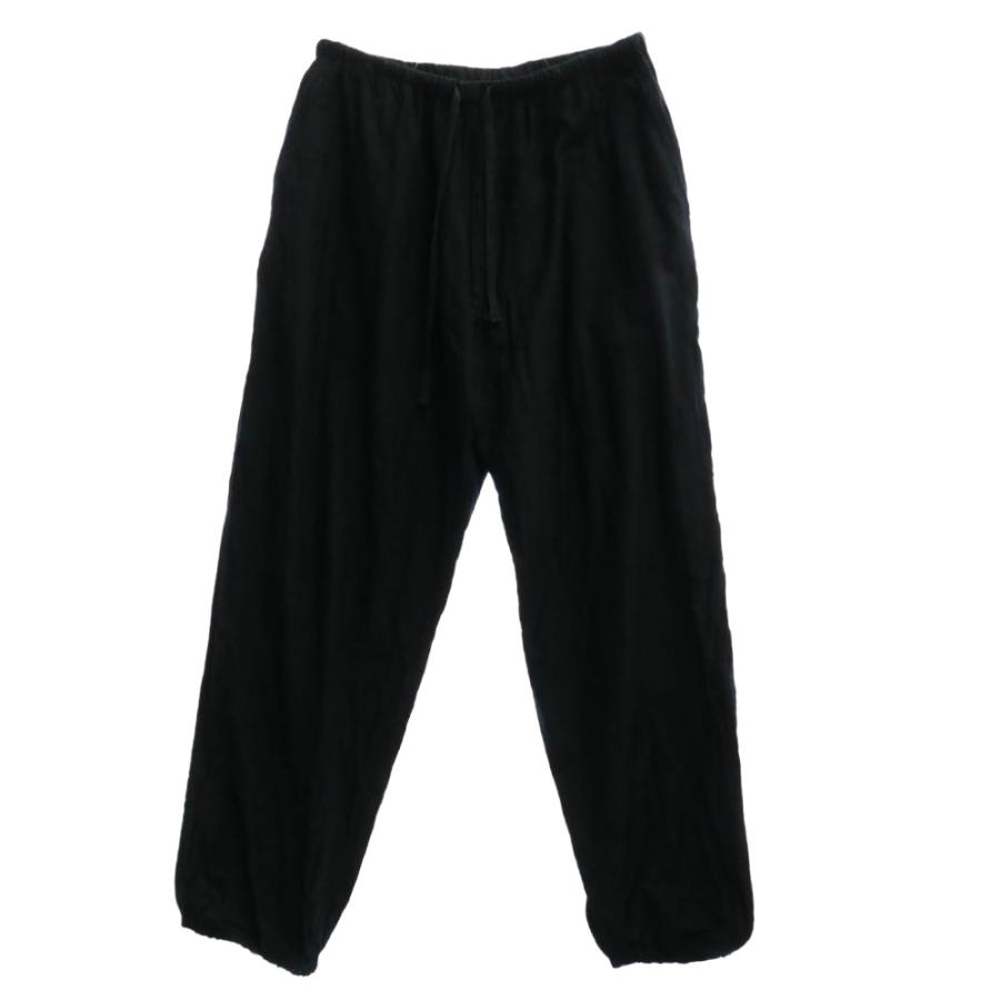 COMOLI コモリ 22AW V01-03004 シルクネルドローストリングパンツ NAVY