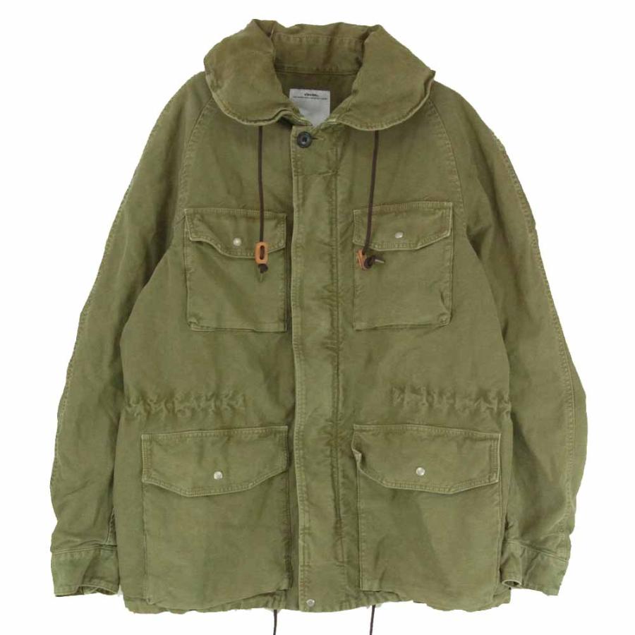 美品 visvim ミリタリージャケット サイズ4 オリーブ VISVIM ビズビム 17AW 0117205013029 P.F.D. JKT M-65 ミリタリー