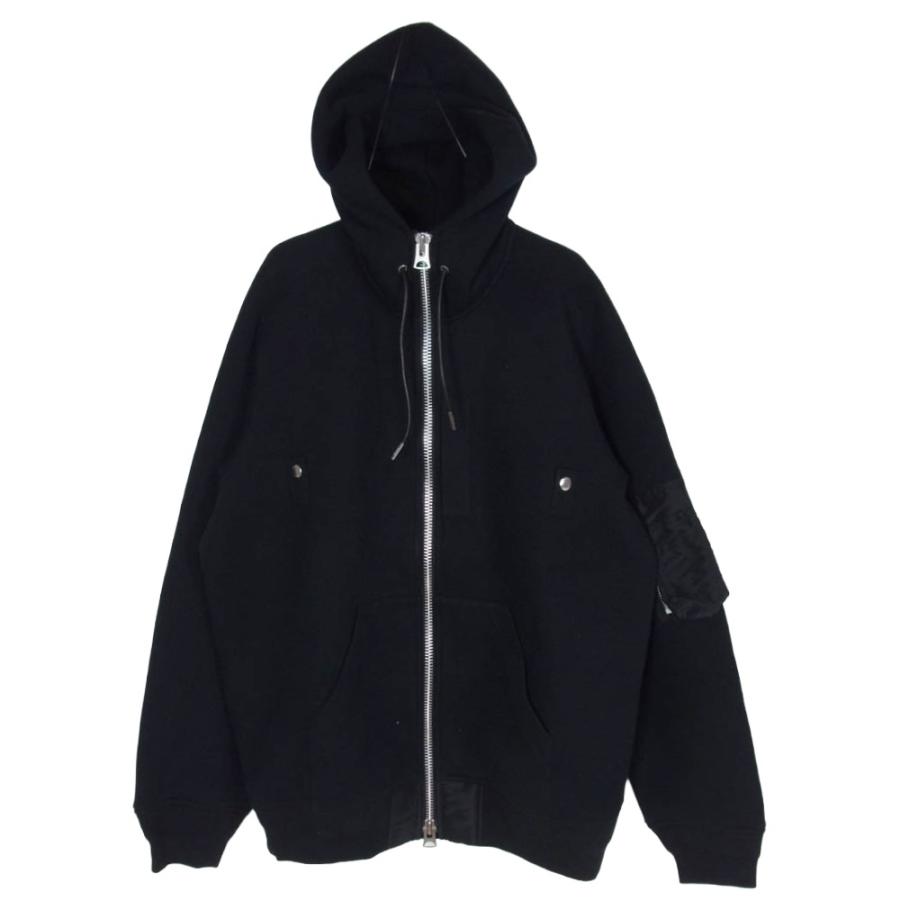 sacai ジップスウェット sacai(サカイ) / 肩ジップ切替スウェット/2 