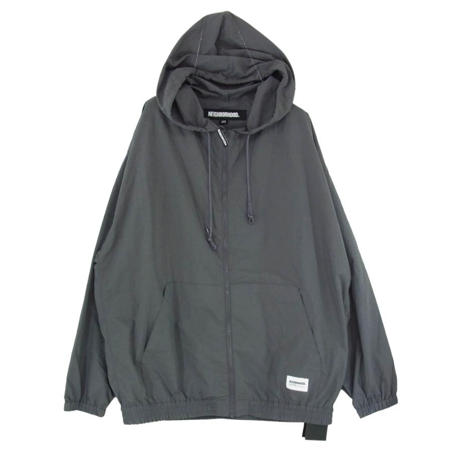 NEIGHBORHOOD ネイバーフッド 23AW 232TSNH-JKM03 ZIP UP HOODED JACKET ジップアップ フーデッド ジャケット グレー系 L【美品】【中古】 NEIGHBORHOOD（ネイバーフッド） 23AW 232TSNH-JKM03 ZIP UP HOODED