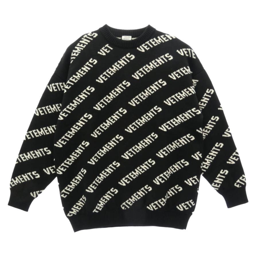 VETEMENTS ヴェトモン 21AW UA53KN300B MONOGRAM KNITTED SWEATER