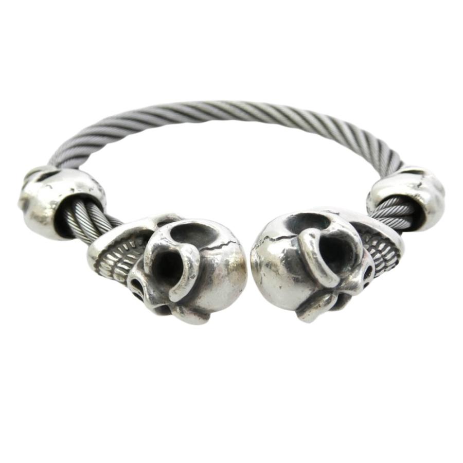 BILL WALL LEATHER（ビルウォールレザー） WIRE BANGLE 2グッドラック