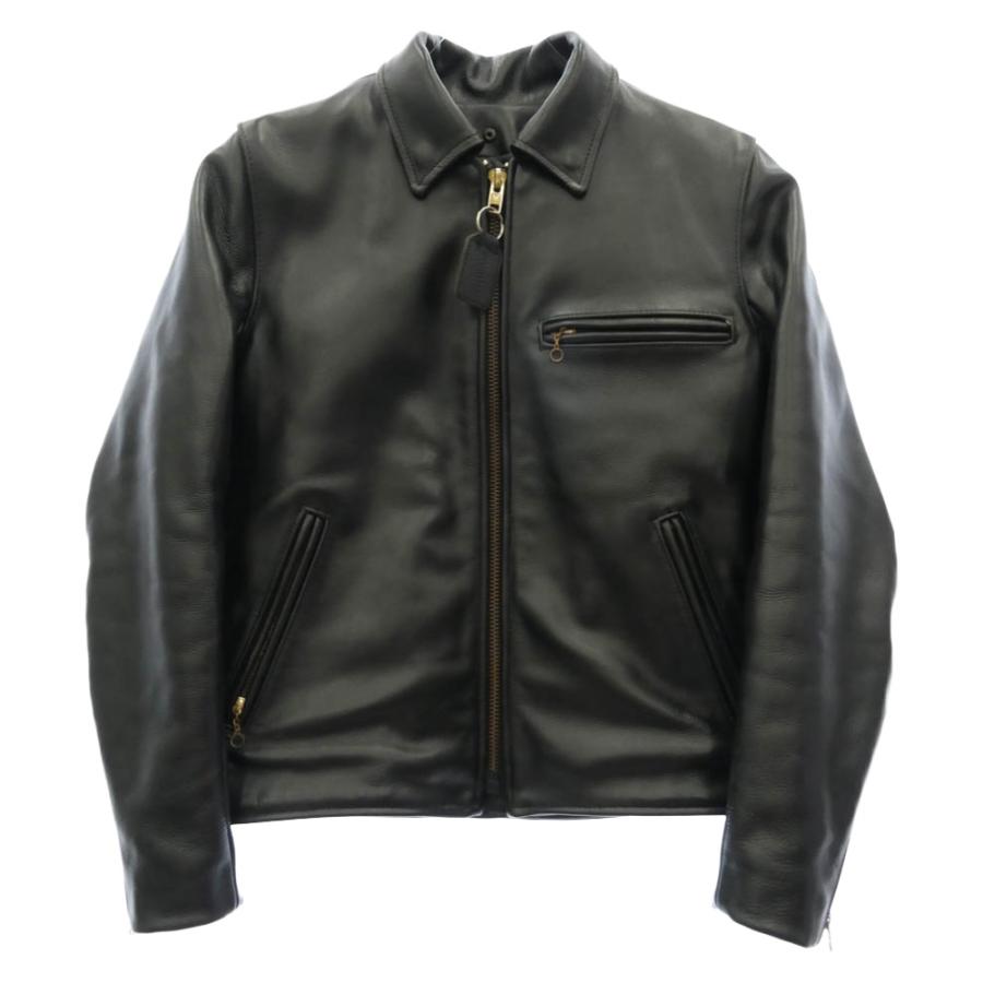 VANSON（バンソン） USA製 9D SINGLE RIDERS JACKET襟付き シングル