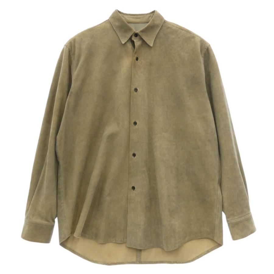 A.PRESSE アプレッセ 25AW 25AAP-02-20 Suede Leather Regular Collar 