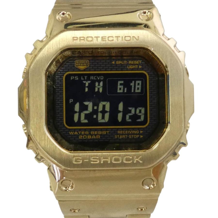 （88）【値下げ不可、良品】G-SHOCK GMW-B5000 　ゴールド G-SHOCK ジーショック GMW-B5000 フルメタル ソーラー デジタル 腕時計