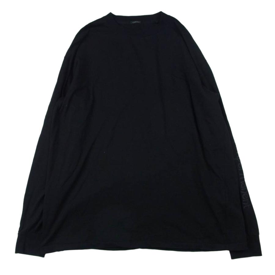 COMOLI コモリ 25AW C03-05009 コットンカシミヤ長袖Tシャツ 長袖クルー ブラック系 3【中古】 COMOLI コモリ 25AW C03-05009 コットンカシミヤ長袖Tシャツ 長袖
