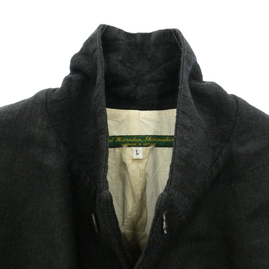 Paul Harnden ポールハーデン Mens Long Blazer ウールリネン メンズ