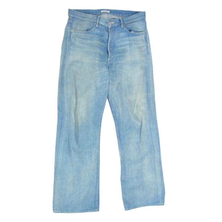 AURALEE オーラリー 25SS A25SP02DE SELVEDGE FADED LIGHT DENIM 